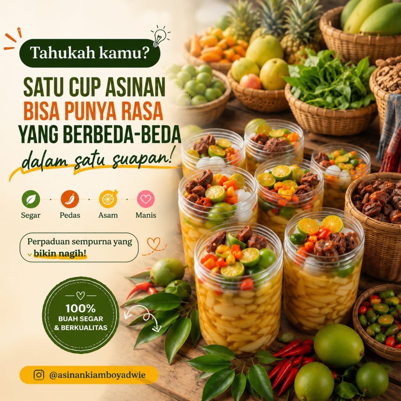 Edukasi rasa asinan